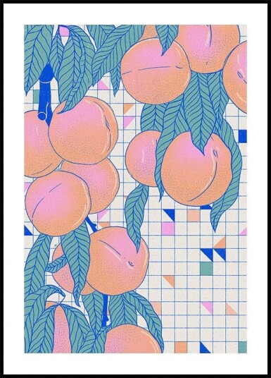 Peaches Plakat Plakat / 21x30cm Peaches Plakat Plakat / 21x30cm