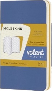 Volant Journals Linjeret Xs Blå & Gul 2 Pak