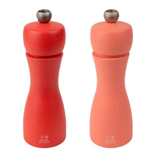 Peugeot Tahiti duo kvernsett 15 cm orange/rød Peugeot Tahiti duo kvernsett 15 cm orange/rød