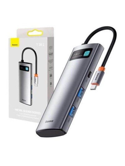Baseus Metal Gleam, Usb Type-C, Hdmi, Usb 3.0, Usb Type-C, Microsd (Transflash), Sd, 5000 Mbit/S, 30 Hz, 3840 X 2160 Piksler