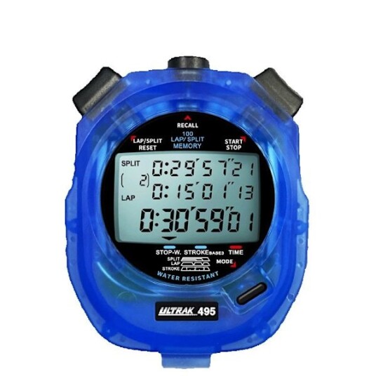 Ultrak 495 100 Dobbel Delt Minne Stoppeklokke Gul WG