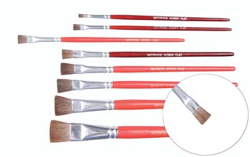 Hobbypensel 422612 6 Flat/Fin