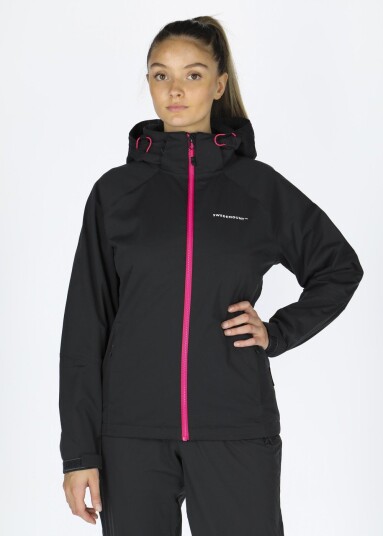 Swedemount On Course Jacket W Charcoal/Fresh Pink 34 Regnjakker Swedemount On Course Jacket W Charcoal/Fresh Pink 34 Regnjakker