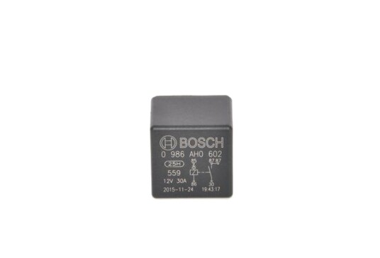 Relè, arbeidsstrøm BOSCH 0 986 AH0 602 Relè, arbeidsstrøm BOSCH 0 986 AH0 602