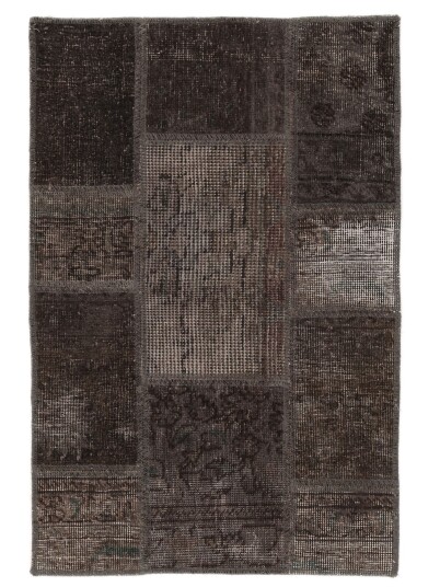 Håndknyttet. Opphav: Persia / Iran Patchwork Teppe 60x90