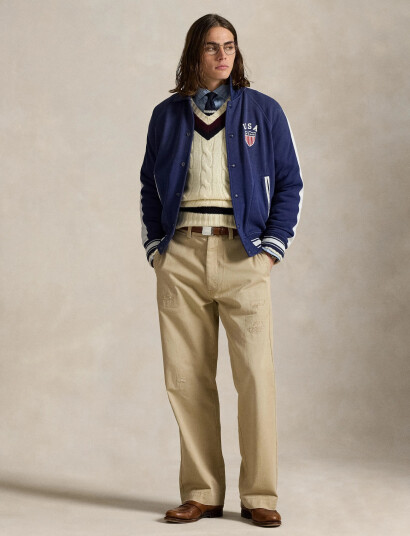Polo Ralph Lauren Fleece Graphic Jacket - Navy - XL Polo Ralph Lauren Fleece Graphic Jacket - Navy - XL