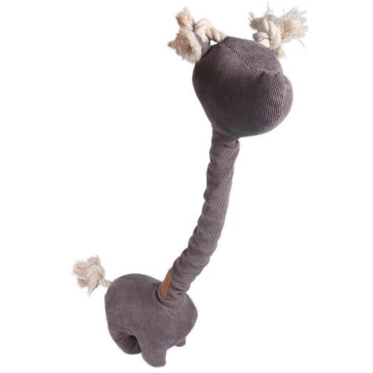 D&D D&D Sjiraff I Fløyel Grå 52Cm