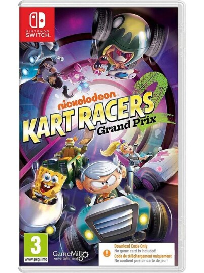 Nickelodeon Kart Racers 2: Grand Prix (Code in a Box) (Switch)