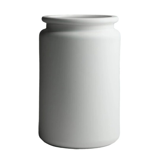 DBKD Pure blomsterpotte hvit stor, Ø 16 cm.