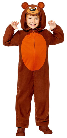 Amscan International Bjørn Onesie Barn Karnevalskostyme  XSmall