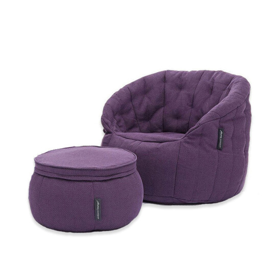 Butterfly Chaise Sett Aubergine Dream Lilla