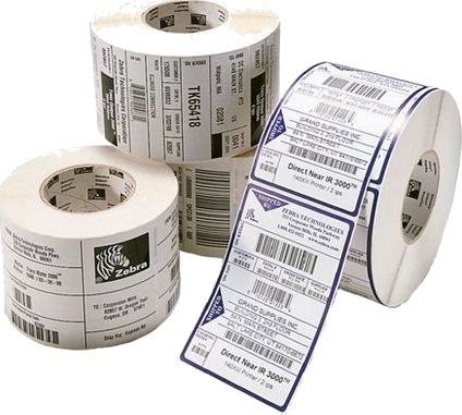 Zebra Z Ultimate 3000T Polyester Blank Permanent Akryllim Hvit 50 X 15 Mm 1 RullEr Etiketter