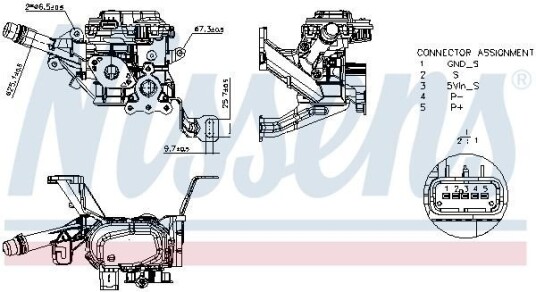 EGR Ventil NISSENS 98534 EGR Ventil NISSENS 98534