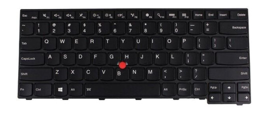 Lenovo Darfon - Brbart tastatur - til utskifting - Tysk - Svart