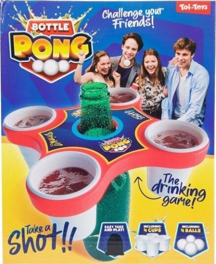 Toi-Toys Pong Hero Spill med 4 Baller og 4 Kopper Toi-Toys Pong Hero Spill med 4 Baller og 4 Kopper