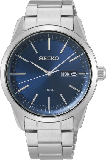 Seiko Solar Sapphire SNE525P1 - Herre - 40 mm - Analog - Kvarts urverk - Safirglass Seiko Solar Sapphire SNE525P1 - Herre - 40 mm - Analog - Kvarts urverk - Safirglass