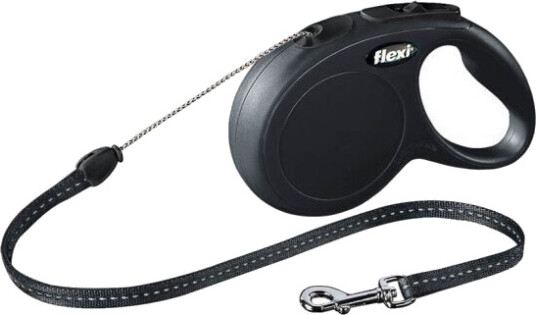 Flexi Hundebånd New Classic S 8m Sort - Maks 12 kg