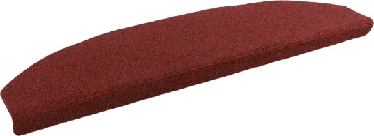Selvlimende trappematter 15 pcs Bordeaux Rød 80 x 24,5 x 3,5 cm