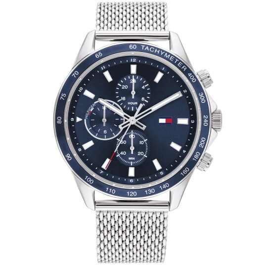 Tommy Hilfiger Miles 1792018 - Herre - 44 mm - Analog - Kvarts urverk - Mineralglas