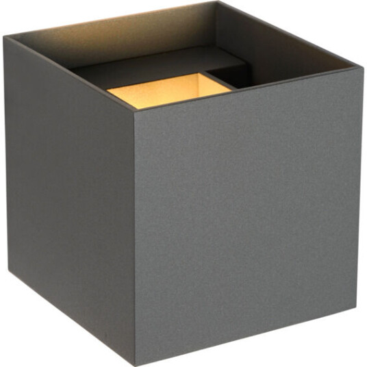 Lucide Xio Vegglampe firkantet G9 Grå - 91825 Lucide Xio Vegglampe firkantet G9 Grå - 91825
