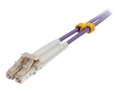 C2G 1m LC/LC OM4 LSZH Fibre Patch - Purple - koblingskabel - 1 m - purpur