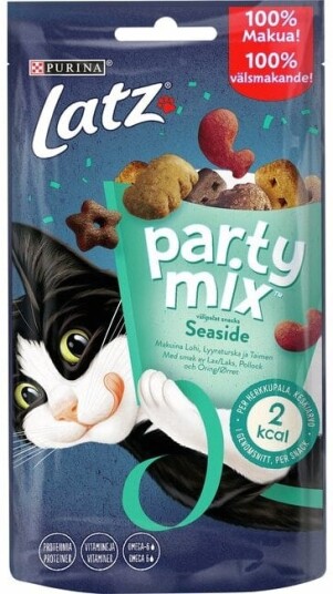 Latz Party Mix Seaside Kattesnacks 60 g - Uten konserveringsmidler