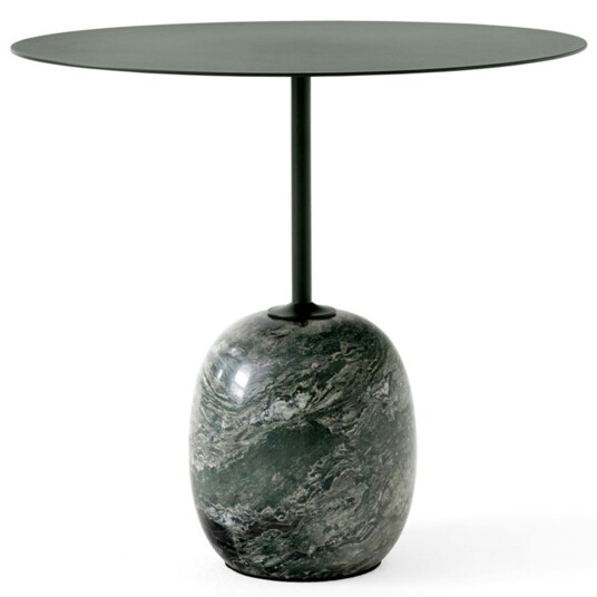 &Tradition Lato LN9 Oval Bord Dypgrøn / Verde Alpi Marble