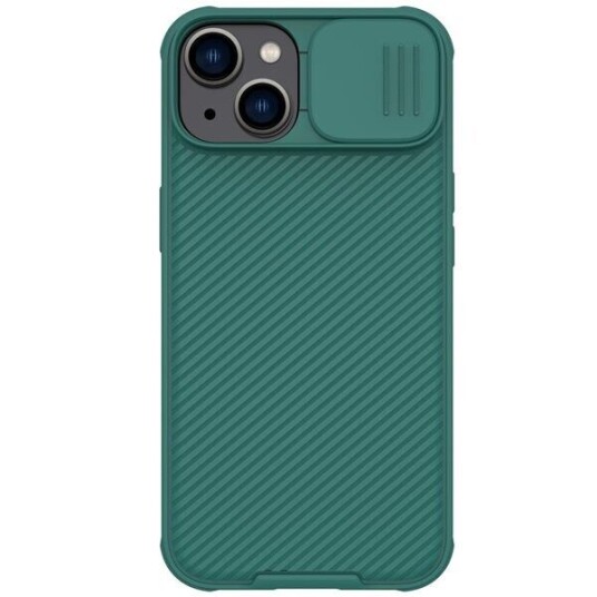 Nillkin Camshield Pro-Deksel Iphone 14 Plus Pansret Deksel Kamerabeskytter Grønn
