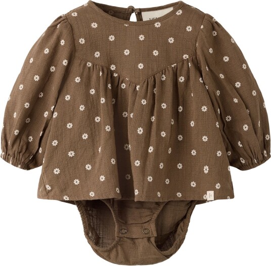 Lil"Atelier Nbfhulla Ls Loose Body Shirt Lil TEAK 86