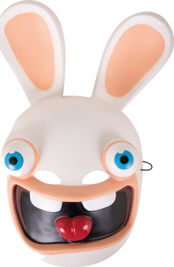 Ptit Clown Maske Raving Rabbids™ i plast One size 44437