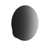 Lodes Puslespill Rund Enkel Vegg/ Taklampe 2700K Matt Sort