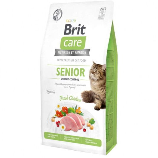 Brit Care Cat Grain Free Senior Weight Control (400 G) Brit Care Cat Grain Free Senior Weight Control (400 G)