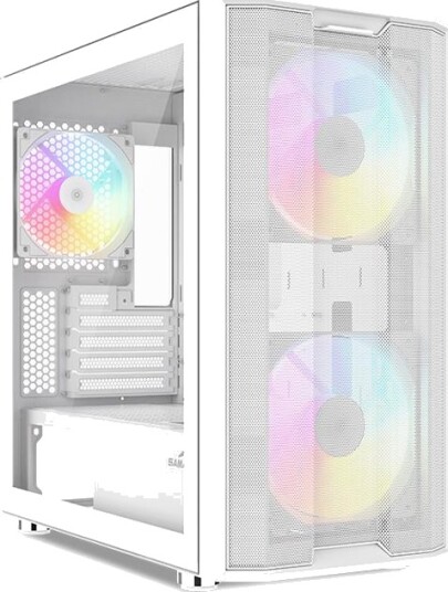 SAMA S30 mATX Mid Tower Hvit S30-WHMPA3X1-GL SAMA S30 mATX Mid Tower Hvit S30-WHMPA3X1-GL