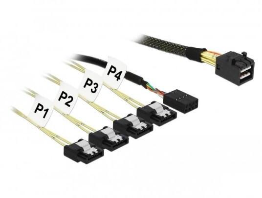 Delock SATA/SAS Kabel 1 m