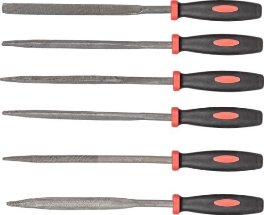 Toppverktøy Nålefiler (Nålefiler For Metall, 6 Stk.) Toppverktøy Nålefiler (Nålefiler For Metall, 6 Stk.)