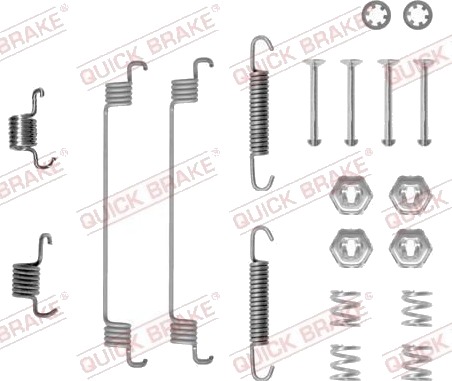 Tilbehørsett bremsesko QUICK BRAKE 105 0651