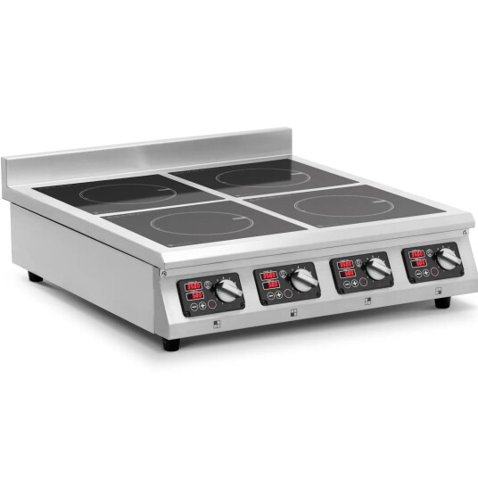 Royal Catering Induksjonstopp  4 x 20 cm  10 nivåer  Timer  Royal Catering RCIK-3500IC4.2