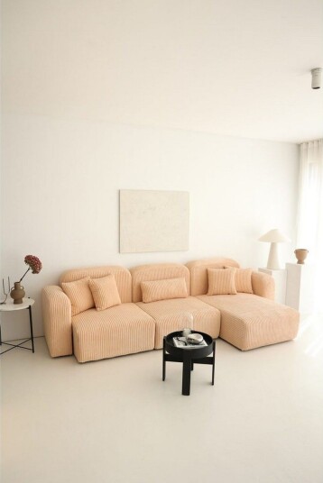 Kyrel Sofa med Divan 3 sits Beige