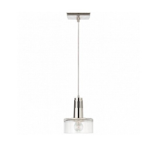Iris Single Pendant Polished Nickel Iris Single Pendant Polished Nickel
