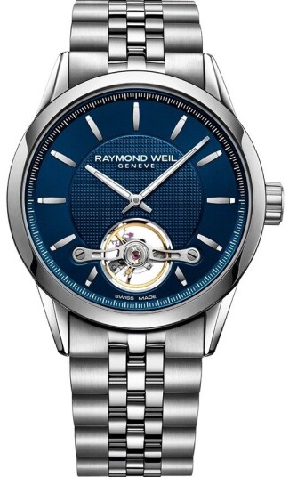 Raymond Weil Herreklokke 2780 ST 50001 Freelancer Blå/Stål Ø42 mm