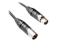 MicroConnect 1m XLR3 Lydforlengelseskabel Hunn-Hann