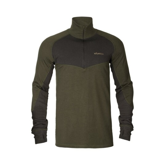 Härkila Base Warm zip neck ullpolo (M) herre - Str. L Härkila Base Warm zip neck ullpolo (M) herre - Str. L