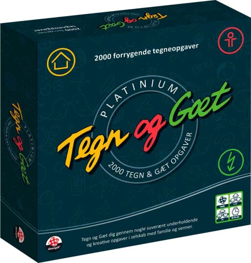 Danspil Tegn Og Gjett Brettspill 8+ År