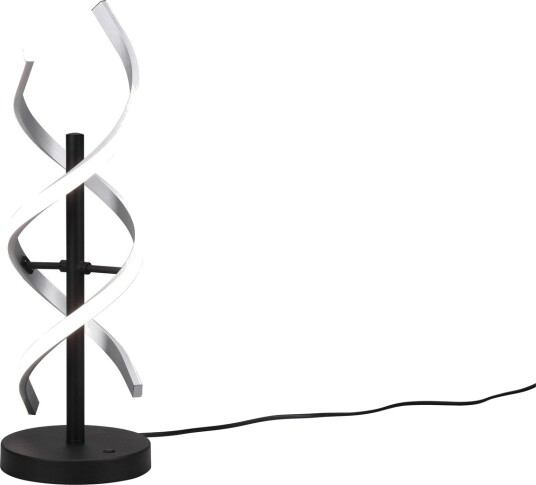 Sequence LED-Bordlampe Børstet Aluminium/Matt Svart - Trio Lighting