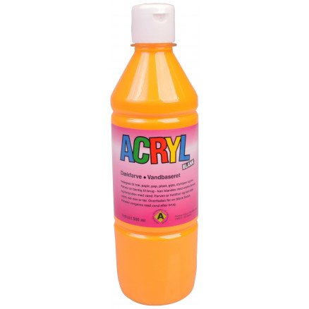 Fantasy Color Hobbymaling Akrylmaling gul 500 ml