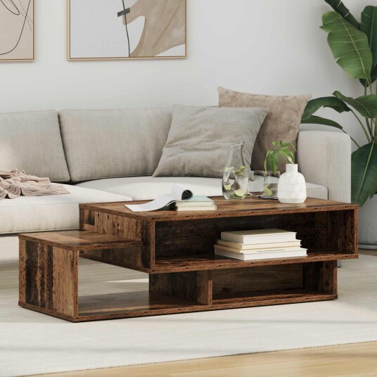 Kaffebord Gammelt tre 105 x 50 x 32,5 cm Konstruert tre