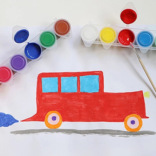 Primo Poster Paint 12 Pots Multi/patterned ONE SIZE Primo Poster Paint 12 Pots Multi/patterned ONE SIZE