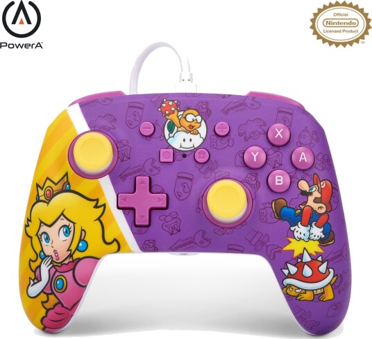 PowerA Enhanced Nintendo Switch Kontroller Princess Peach