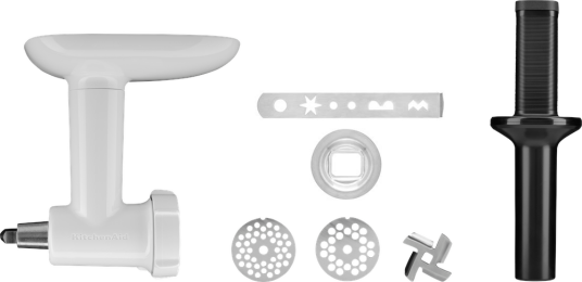 Kitchenaid kjøttkvern og kakepresse til kjøkkenmaskin White Kitchenaid kjøttkvern og kakepresse til kjøkkenmaskin White
