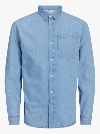 Jack and Jones Creek Shirt Long Sleeve Denim M